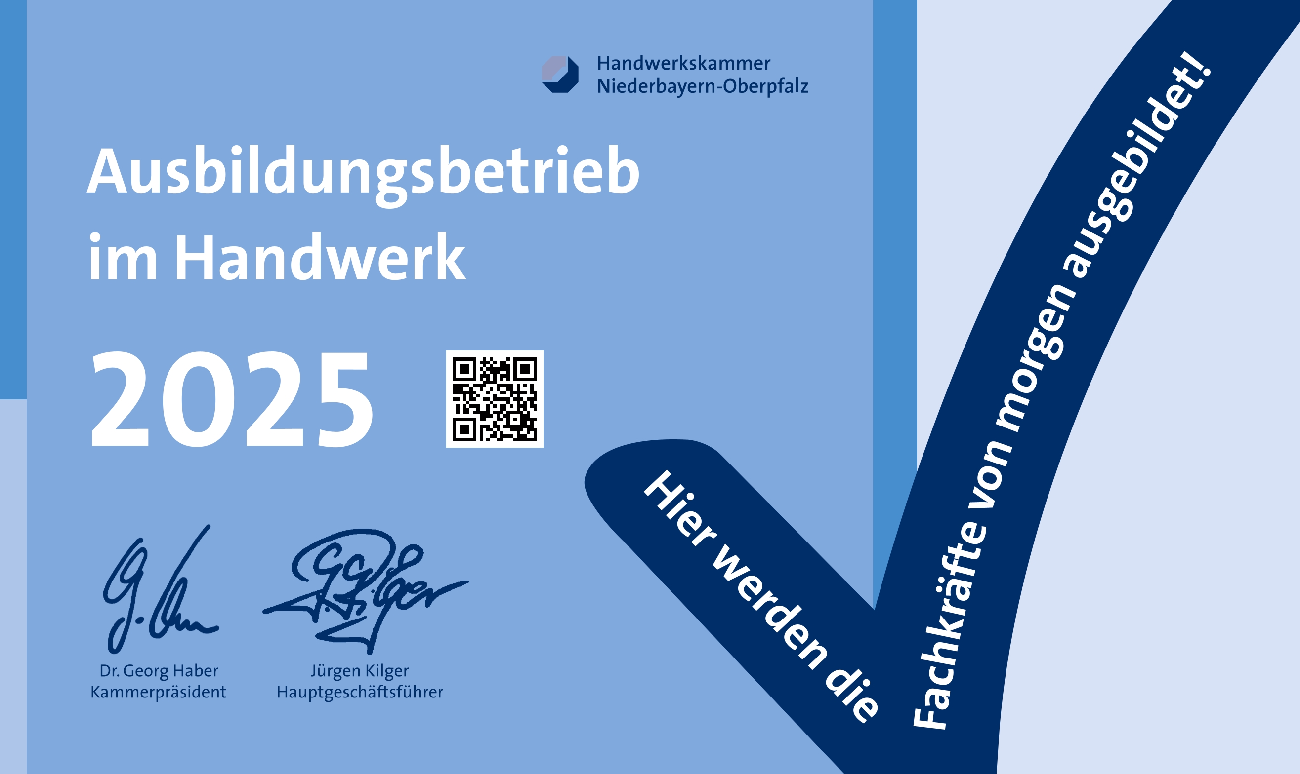 Aufkleber Ausbildungsbetrieb 2023 klein